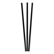 Straight Straws 20 pcs Black